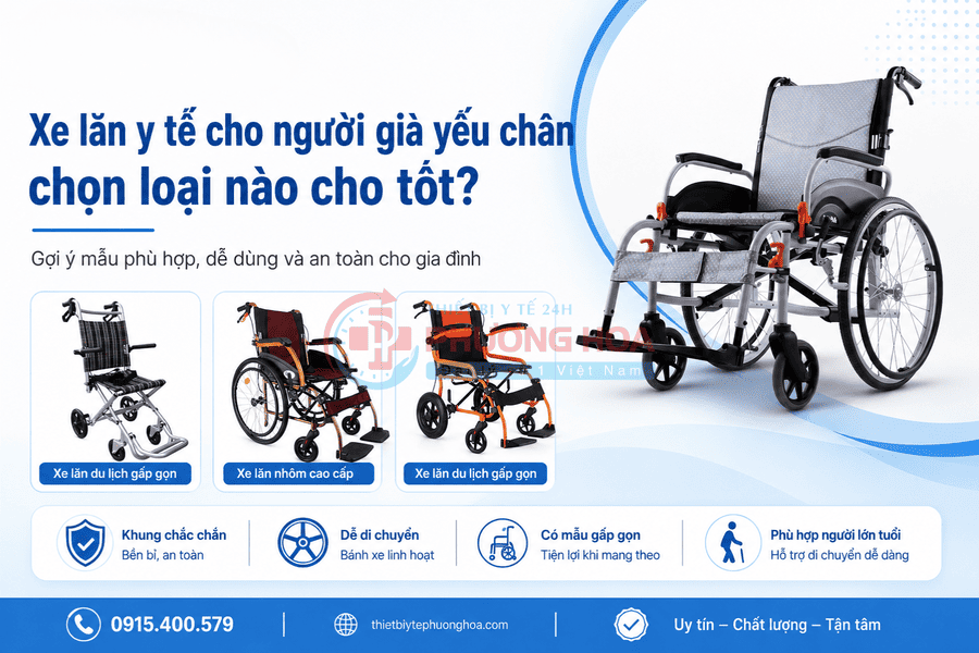 Lưu ý trước khi mua xe lăn y tế
